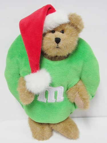 919027 Ho Ho Kringlepeeker<BR>Boyds, Co-Branded M&M Collection<br>(Click Picture-Full Details)<br>